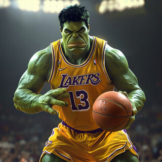 the-hulk-in-a-laker-uniform-playing-baskebtall