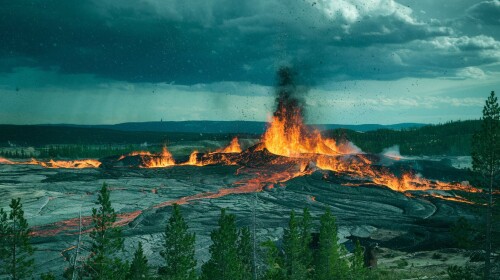 a photo of a supervolcano eruption in yellowstone 4t1nwGS2RqWeFpPHGwGDJw VXPUIaabS qvF0 WBdpfdw