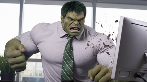 a photo of the hulk in a business casual outfit wi QElrynsDSfCFrM1UUoVEzg LmsFKpD2SF6ogBMMKp1ZHQ